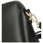 Módní dámská kožená crossbody kabelka Jurina new, černá