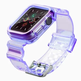 Hurtel Silicone Strap Set fialová / Sada řemínků / Apple Watch 38/40/41 mm / Silikon