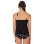 Dámská košilka 2 ks DIM COTTON CAMISOLE 2x - BELLINDA - černá S