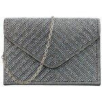 Luxusní dámské psaníčko Moon Arsinoé, černé