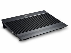 DEEPCOOL N8 BLACK černá / chladící podložka pod notebook / do 17 / 2x 140mm / 3x USB (DP-N24N-N8BK)