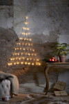 STAR TRADING Světelná LED dekorace Star / Tree, stříbrná barva, plast