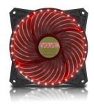 EVOLVEO ventilátor 120mm LED 33 bodů / červený (FAN12RD33)