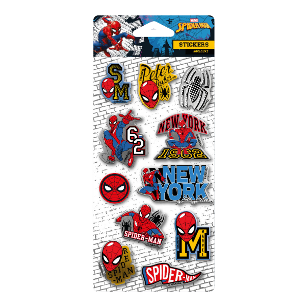 Colorino samolepky Pop-Up, Spider-Man 1, mix motivů a velikostí