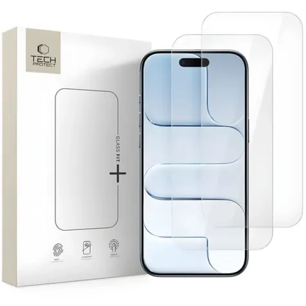 Tech-Protect Glass Fit+ 2 Pack transparentní / Ochranné sklo / Apple iPhone 17 Air