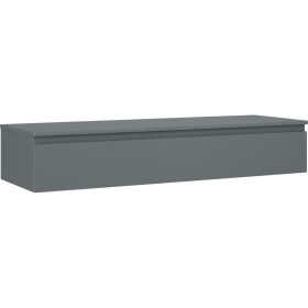 MEXEN/S - Orio koupelnová skříňka pod umyvadlo 140 cm s deskou, 1 šuplík, grafit mat 91A10-14023-1-BFC66