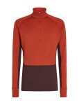 ICEBREAKER Mens 260 ZoneKnit LS Half Zip, Java/Agate/Cb (vzorek) velikost: M