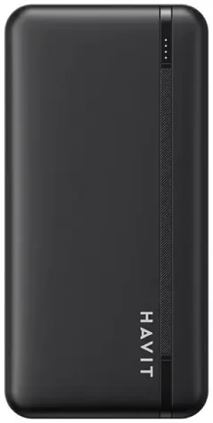 Havit PB92 20000 mAh černá / Power banka / 2x USB / 1x USB-C / 1x MicroUSB / stav baterie (PB92 black)
