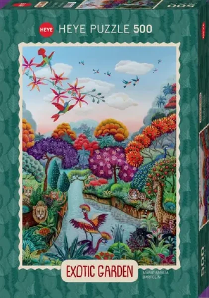 HEYE Puzzle Exotická zahrada: Ráj květin