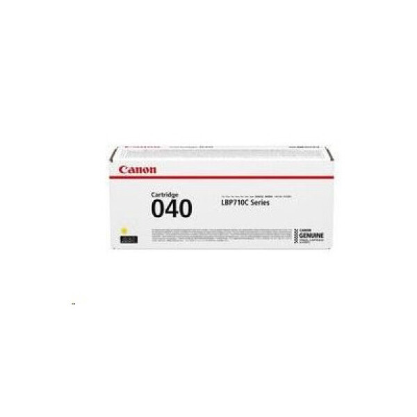 Canon TONER CRG-040Y žlutá pro i-SENSYS LBP710Cx, LBP712Cx, LBP7780Cx (5400 str.) - originální EDF_1002633