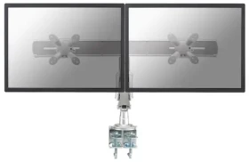 Neomounts FPMA-D940D stříbrná / stolní držák na dva monitory / 10-24" / otočný / VESA 75x75 - 100x100 / nosnost 14 kg (FPMA-D940D)