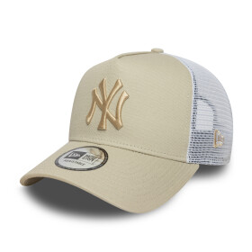 New Era Pánská kšiltovka New York Yankees MLB 940 League Essential béžová s bílou síťkou