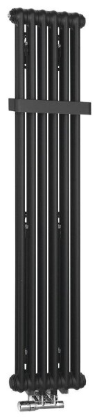 SAPHO - FEDE otopné těleso 1500x306, 6 seg., černá mat IR191