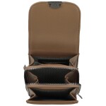 Stylová dámská koženková crossbody kapsa Gabrisa, camel