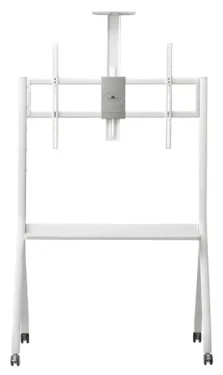 Maclean MC-114 W bílá / Mobilní stojan na TV / 55-100" / nosnost 120 kg / VESA 200x200-900x600 / s policí (MC-114 W)