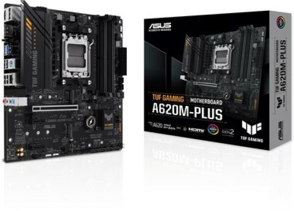 ASUS TUF GAMING A620M-PLUS / AMD A620 / DDR5 / SATA III RAID / USB / 2.5GLAN / M.2 / sc.AM5 / m-ATX (90MB1EZ0-M0EAY0)