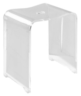 RIDDER - TRENDY koupelnová stolička 40x48x27,5cm, čirá A211100