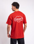 Tričko Carhartt WIP S/S Cloud Heart T-Shirt Oxide Red
