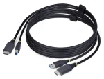 StarTech HU1226-KVM černá / KVM kabel / HDMI + USB / 1,8 m / 4K UHD (HU1226-KVM-CABLE)