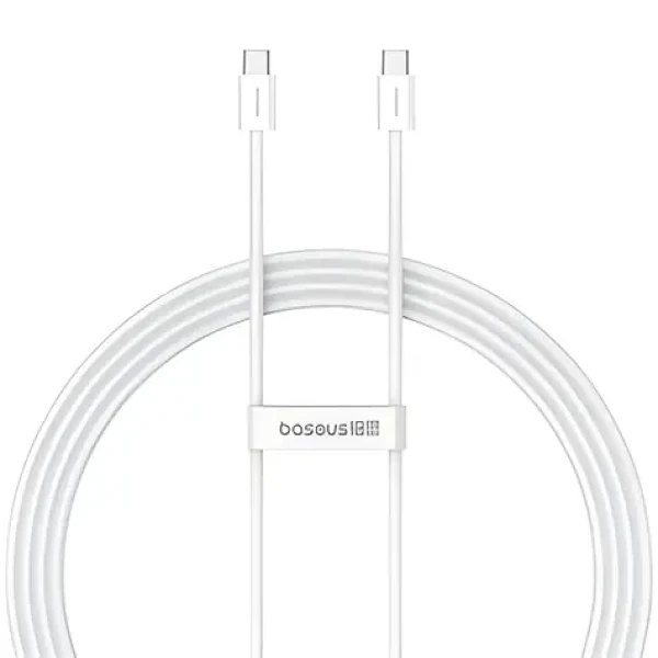 Baseus Superior 2 Moon White / Kabel USB-C - USB-C / 1 m / 30 W / 480 Mbps (57983118432)