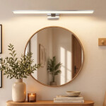 Nástěnné svítidlo LED 8W 40CM APP368-1W - chrom OSW-08434