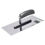 Hladítko nerezové, 280 x 130 mm, hladké, dřevěná rukojeť, STALCO PERFECT