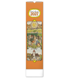 NOTIQUE Kalendář 2027 nástěnný: Josef Lada, 12 x 48 cm
