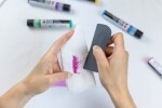 Marabu Acryl Color Squeegee Art Set Power sada 6×25 ml, stěrka