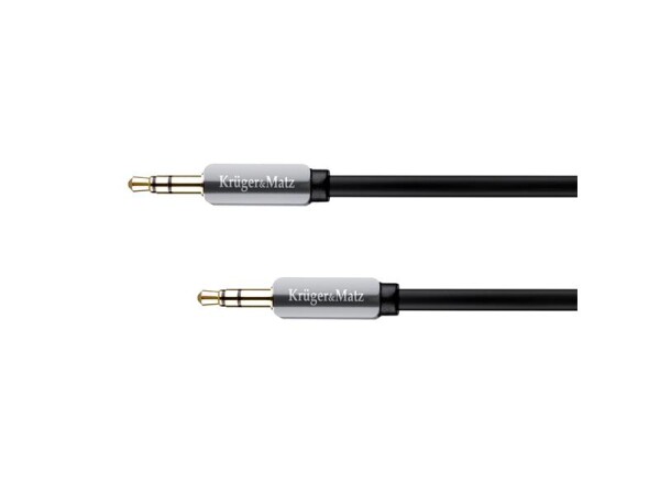 Kabel Jack 3,5mm konektor/Jack 3,5mm konektor 1m KRUGER & MATZ KM0312P