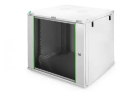 Digitus Dynamic šedá / Nástěnný rozvaděč / 9U / 505x600x600 mm / prosklené dveře / IP20 (DN-19 09U-6/6-EC)