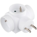 STREND PRO 215718 Zásuvka rozbočovací, 3x kulatá, max. 16A