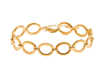 ELENYS Verona Round – pozlacený náramek 18K žluté zlato Délka náramku: 16+5 cm / max. 21 cm