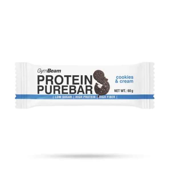 Proteinová tyčinka PureBar - GymBeam (cookies cream, 60 g) (9061-4-60g-cookies-cream)