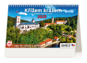 Stolní kalendář 2025 Křížem krážem Českou republikou