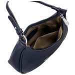 Trendy dámská koženková kabelka na rameno Tricia, tmavě modrá