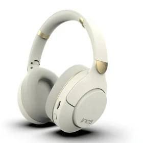 INCA IBK-503B bílá / Bezdrátová sluchátka / Bluetooth 5.3 / mikrofon / USB-C / 12h výdrž (IBK-503B)