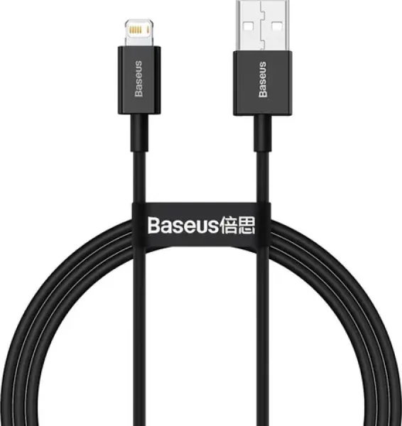 Baseus CALYS-A01 Kabel USB-A (M) - Lightning (M) 1 m černá (CALYS-A01)