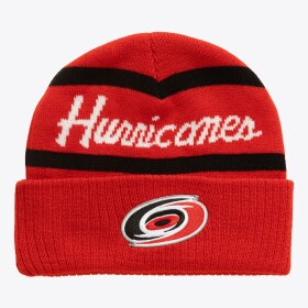 Mitchell & Ness Pánská zimní čepice Carolina Hurricanes NHL Head Coach Knit