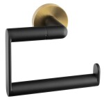 SAPHO - LARISSA držák toaletního papíru, černá/zlato mat WS017BG