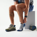 Unisex merino turistické ponožky SMARTWOOL Hike Targeted Cushion Low Ankle Socks, Light Gray velikost: 46-49 (XL)