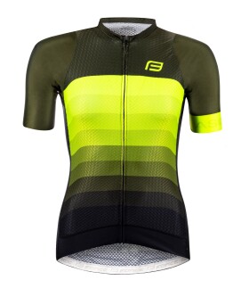 Dres FORCE ASCENT UNI kr. rukáv, zeleno-fluo, velikost S (Barva zeleno-fluo)