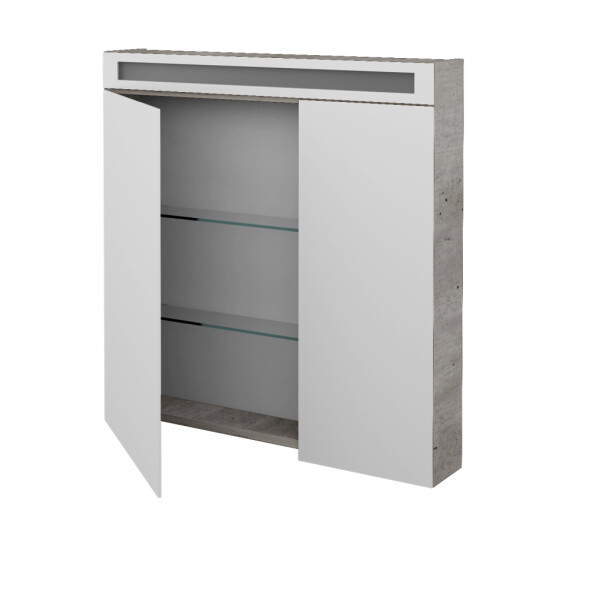 Dřevojas - Dvoudveřová galerka AIR GA2NOE 80 - D01 Beton 134969