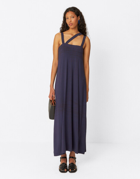 SKFK Odele Dress B8 Navy Violet 42