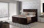 Boxspring Clover Rozměr: 140 x 200 cm, látka: Dora 21