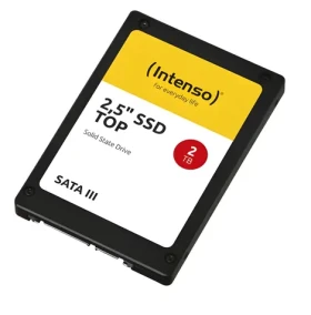 INTENSO Top SSD 2TB / 2.5" SSD / SATA III / čtení: 550 MB/s / zápis: 500 MB/s / TBW 960 TB (3812470)