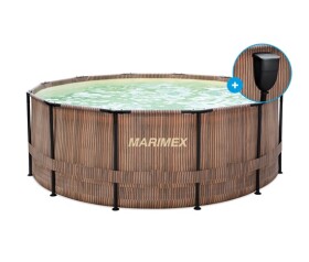 Marimex Florida bazén 3,66x1,22 m se zabudovaným skimmerem - motiv TEAK