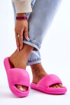 Dámské lehké pěnové pantofle na platformě Fuchsie Milton 37