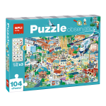 Edukační puzzle Apli - Město, 104 ks, 5+