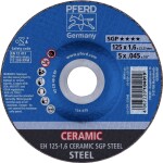 PFERD EH 125-1,6 CERAMIC SGP STEEL 61300125 řezný kotouč lomený 125 mm 25 ks ocel