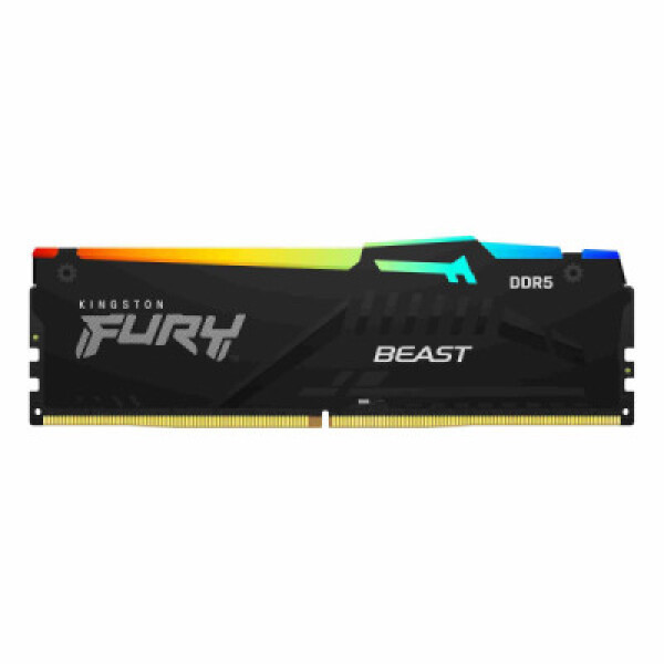KINGSTON DIMM DDR5 8GB 5200MT/s CL40 FURY Beast Černá RGB EDF_553236